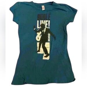 Michael Buble band shirt  blue large